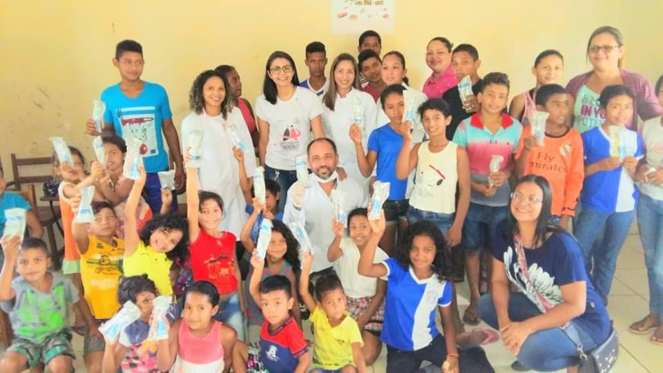 Programa Saúde na Escola encerra na comunidade de Água Branca do Cajari.